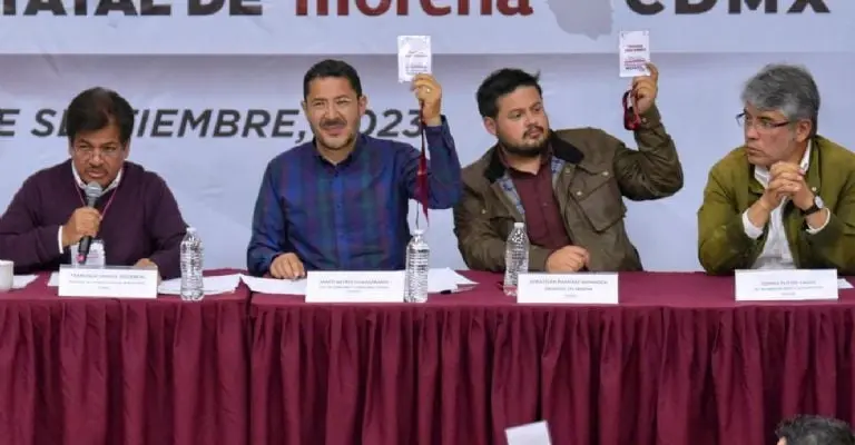 Morena llama a 'preservar la esencia del movimiento' en el proceso interno para la CDMX Créditos: X (Twitter)