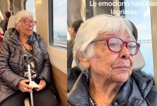 VIDEO: Abuelita llora por subirse al Tren Interurbano, 50 años después del último tren. VIDEO: Abuelita llora por subirse al Tren Interurbano, 50 años después del último tren.