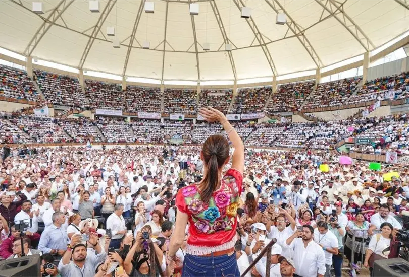 Claudia Sheinbaum reacciona al plagio de Xóchitl Gálvez. Claudia Sheinbaum reacciona al plagio de Xóchitl Gálvez.