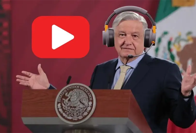 AMLO se convierte en el streamer m&aacute;s visto en YouTube, en espa&ntilde;ol. 