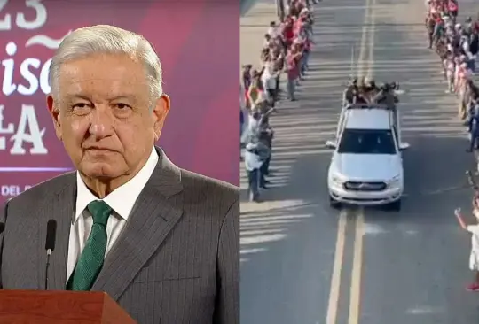 AMLO reacciona a videos del Cártel de Sinaloa entrando a frontera Comalapa, Chiapas. 