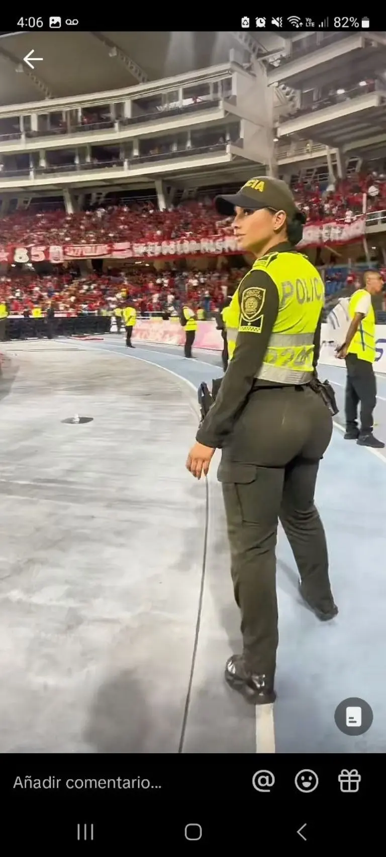 Policía conquista estadio - Tomada de video