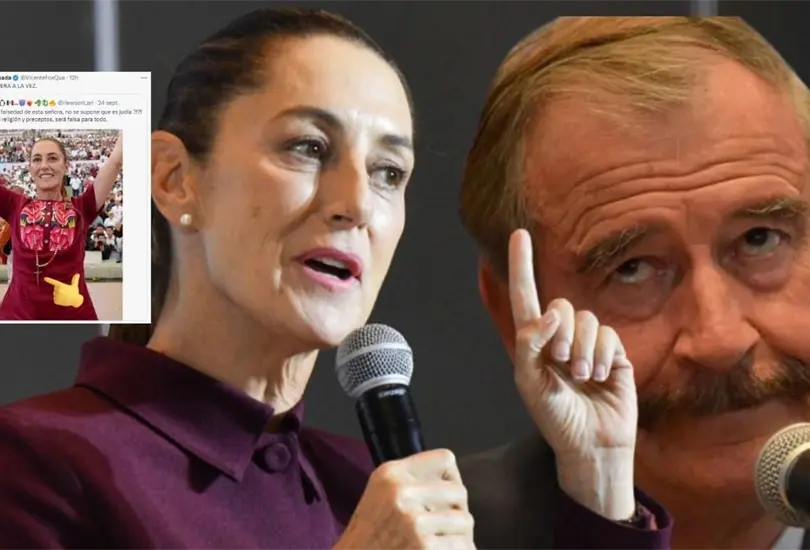Vicente Fox: ¿Cuántas veces ha insultado a Claudia Sheinbaum por ser judía? Vicente Fox: ¿Cuántas veces ha insultado a Claudia Sheinbaum por ser judía?