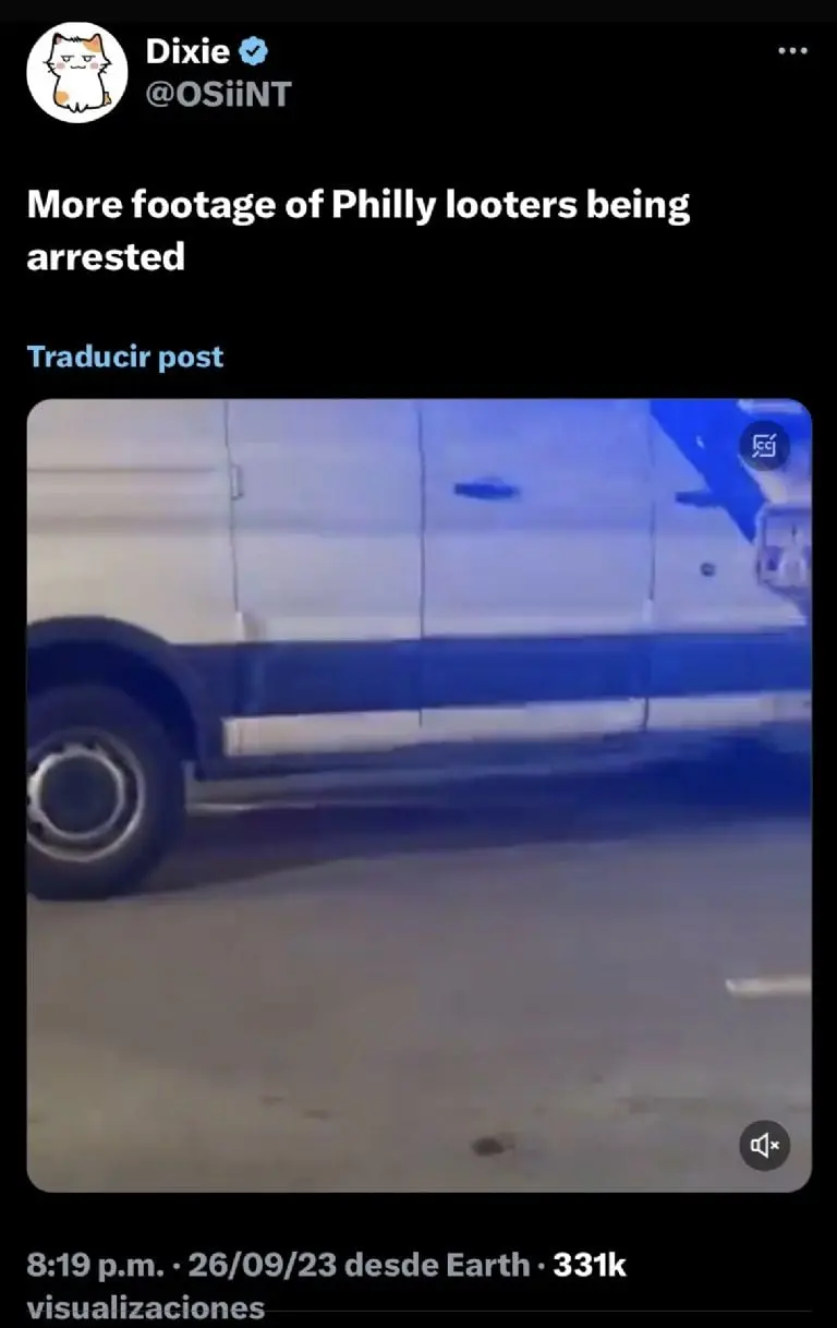 Encapuchados saquean Apple Store y Foot Locker; hay decenas de detenidos Créditos: X (Twitter) Captura de pantalla