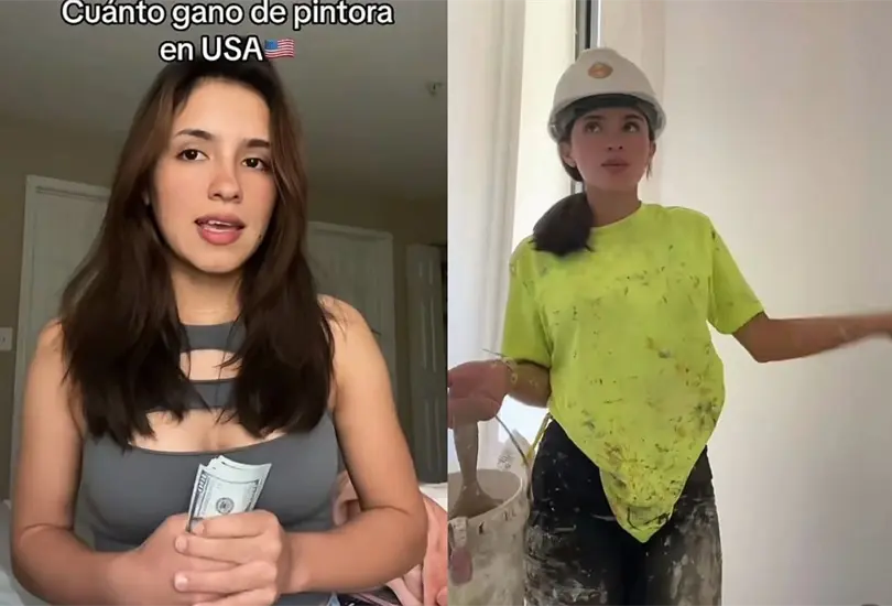 Una joven pintora, residente de Estados Unidos, decidió utilizar su cuenta de TikTok para informar las ventajas y desventajas de trabajar en el país norteamericano Una joven pintora, residente de Estados Unidos, decidió utilizar su cuenta de TikTok para informar las ventajas y desventajas de trabajar en el país norteamericano