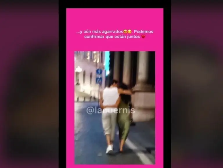 Mario Casas y Eiza González en Roma (TikTok)