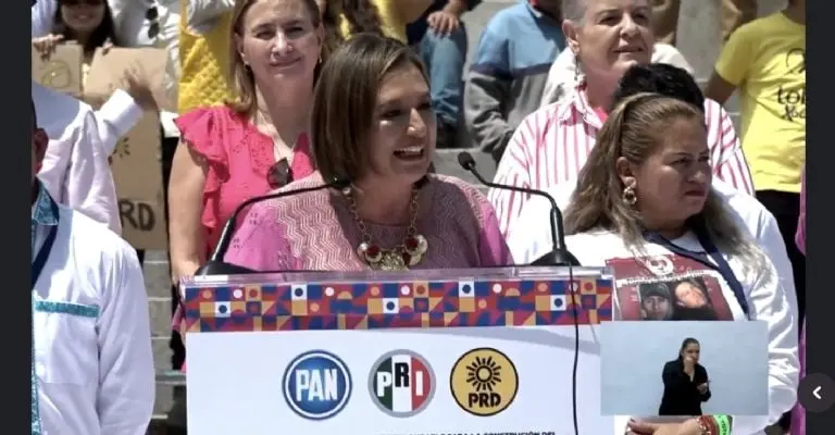Xóchitl Gálvez llama a simpatizantes a 'corregir el rumbo en 2024' Créditos: Captura de video