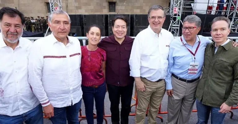 Morena: ´La encuesta del proceso interno no concluirá hoy´ Créditos: Twitter Mario Delgado Carrillo
