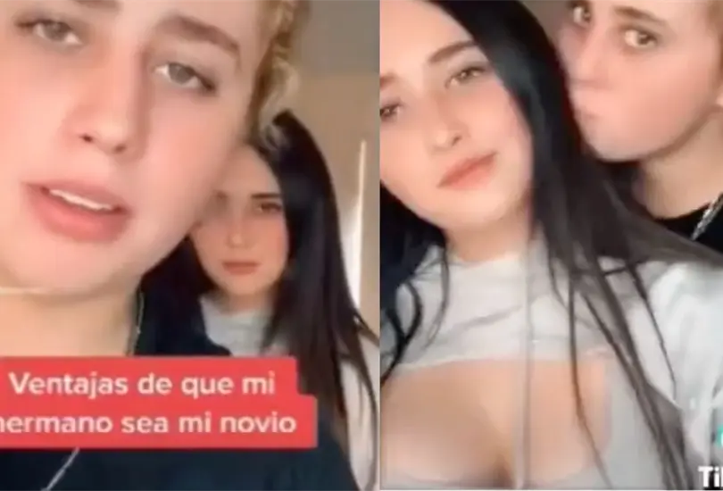Hermanos comparten ventajas de ser novios y genera criticas. 
