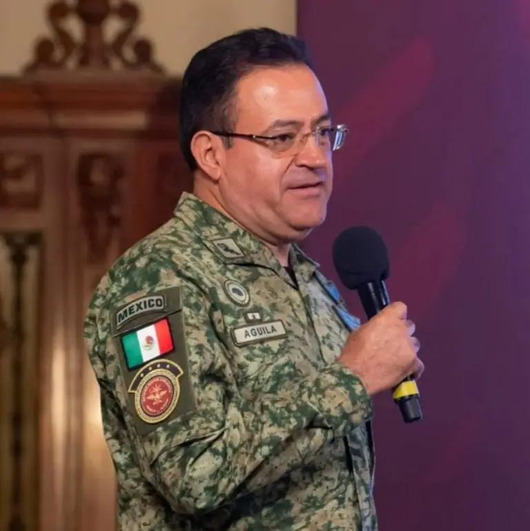 Nuevo director del Tren Maya, general Óscar David Lozano Águila. Foto: Gobierno de México