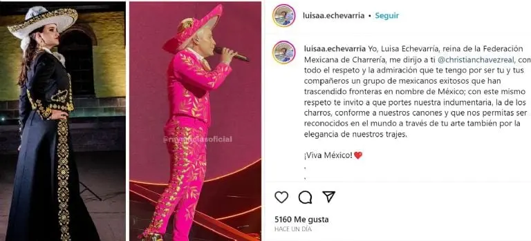 Reina de la Federación Mexicana de Charrería pide respeto (Instagram)