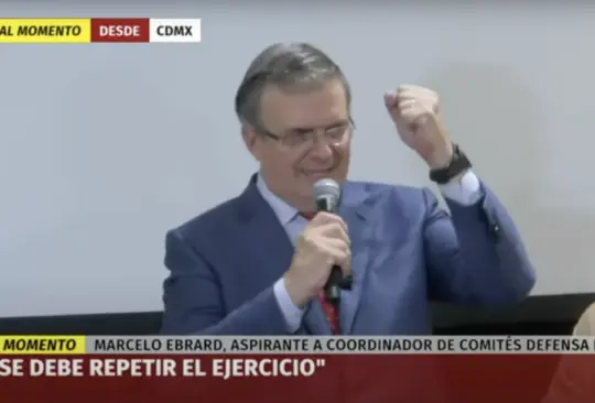 Marcelo Ebrard pide que se reponga la Encuesta de Morena: ya no tiene remedio. 