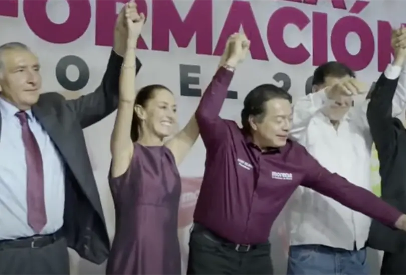 Claudia Sheinbaum fija meta de votos rumbo a la elecci&oacute;n de 2024. 