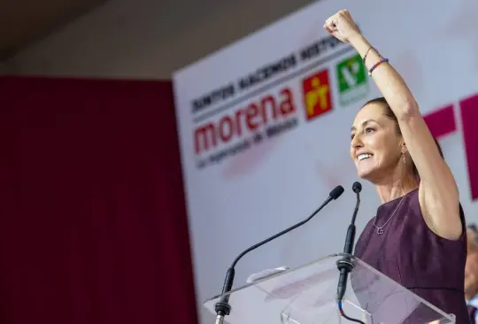 Claudia Sheinbaum, candidata de Morena a la presidencia en 2024. 