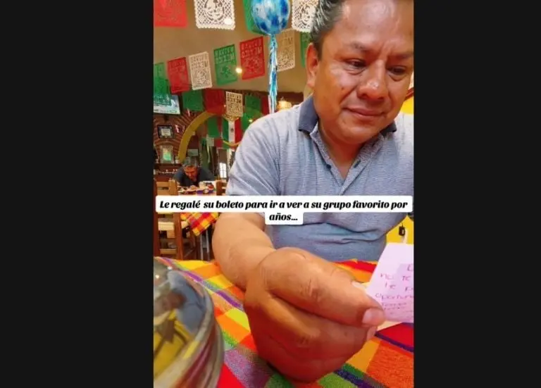 Papá llora al recibir boletos para Los Temerarios (TikTok)