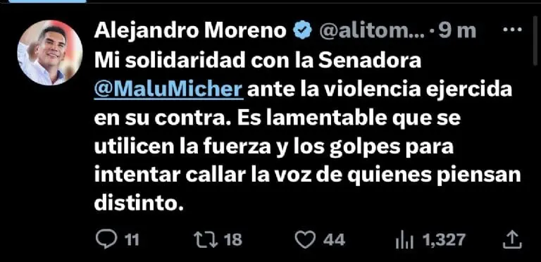 Noroña arremete contra Ebrard por no aceptar resultado de encuesta de Morena Créditos: Captura de pantalla