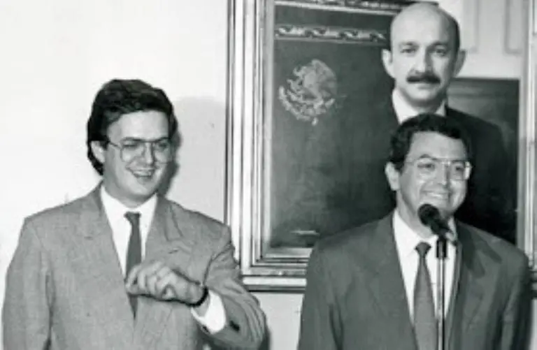 Camacho Solís fue mentor de Marcelo Ebrard, quien trabajó estrechamente con él durante varios años tanto en el Gobierno federal como a nivel federal Créditos: Cuartoscuro