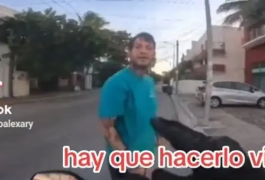 En TikTok se hizo viral un video que dejó a la comunidad indignada ante una impactante escena de agresión contra un repartidor de comida por supuesto retraso en la entrega de un pedido