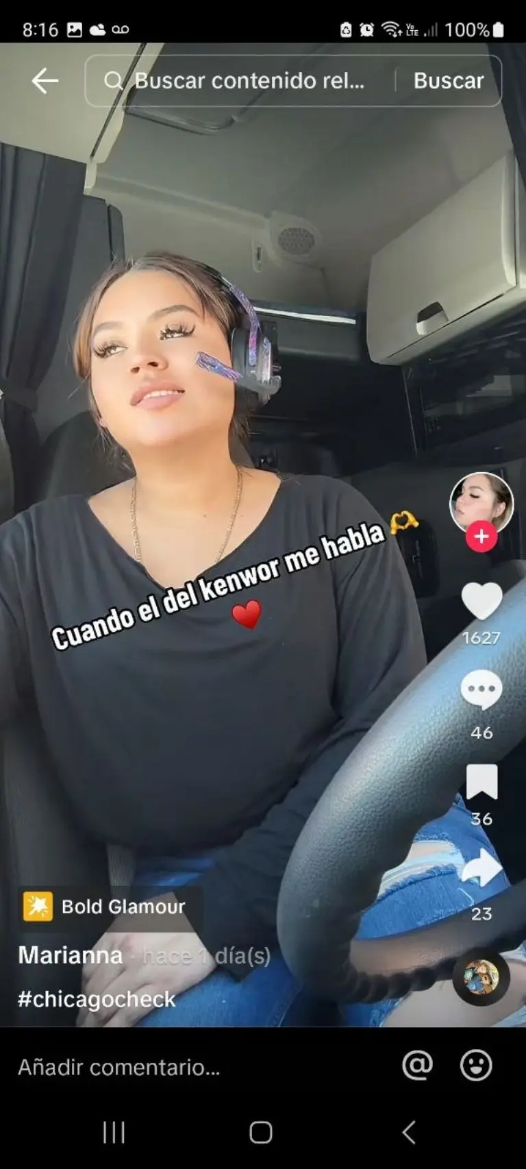 Trailera sorprende TikTok - Tomada de video