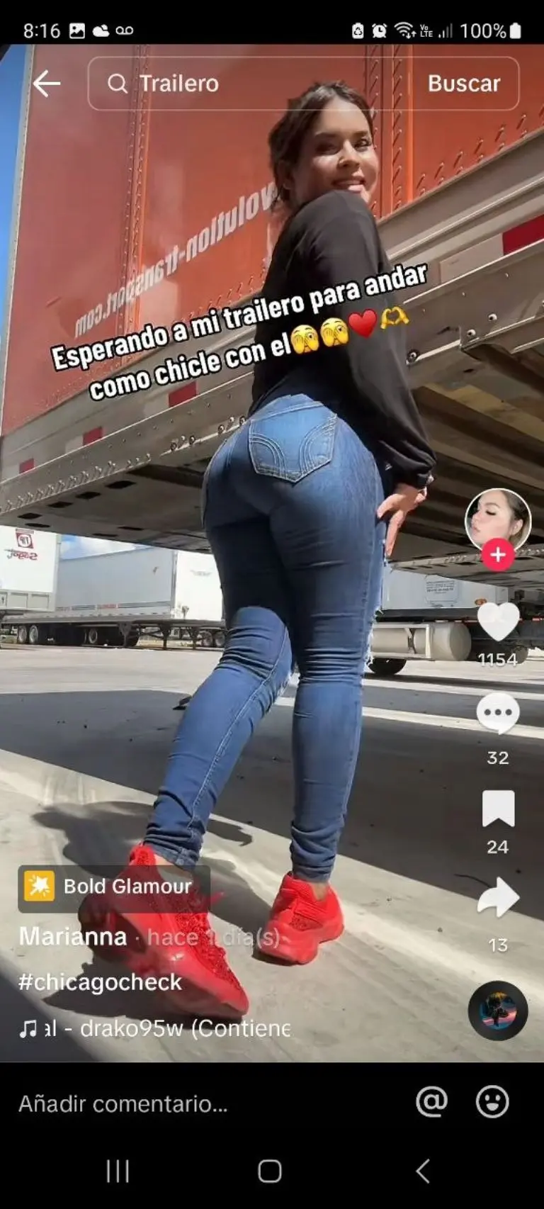 Trailera sorprende TikTok - Tomada de video