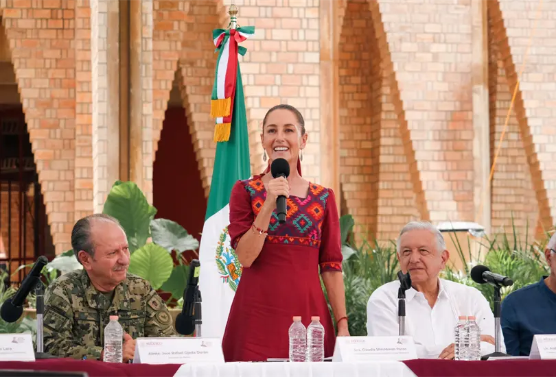 Sheinbaum responde a la manifestaci&oacute;n de la Marea Rosa