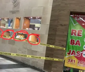 Momentos de terror: sujetos armados roban joyería en Interlomas y balean a guardia de seguridad