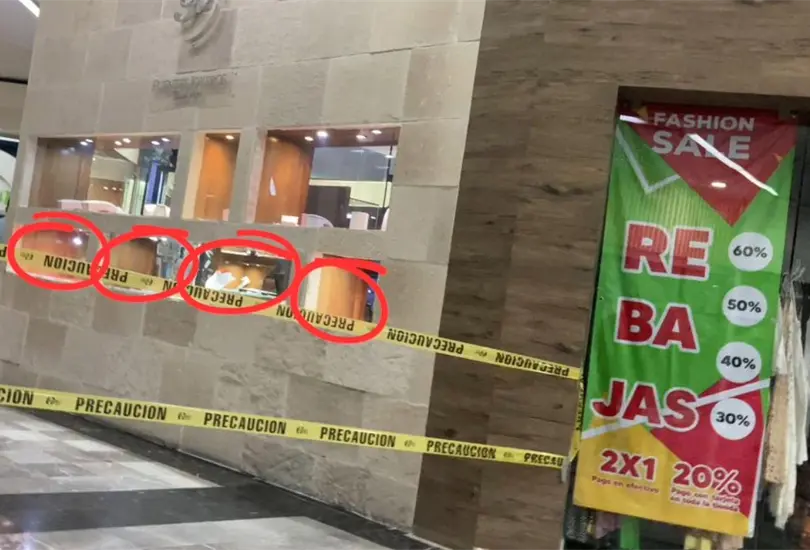 Ladrones roban joyer&iacute;a de Interlomas