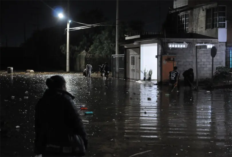 Chalco lleva 12 días inundado. Chalco lleva 12 días inundado.
