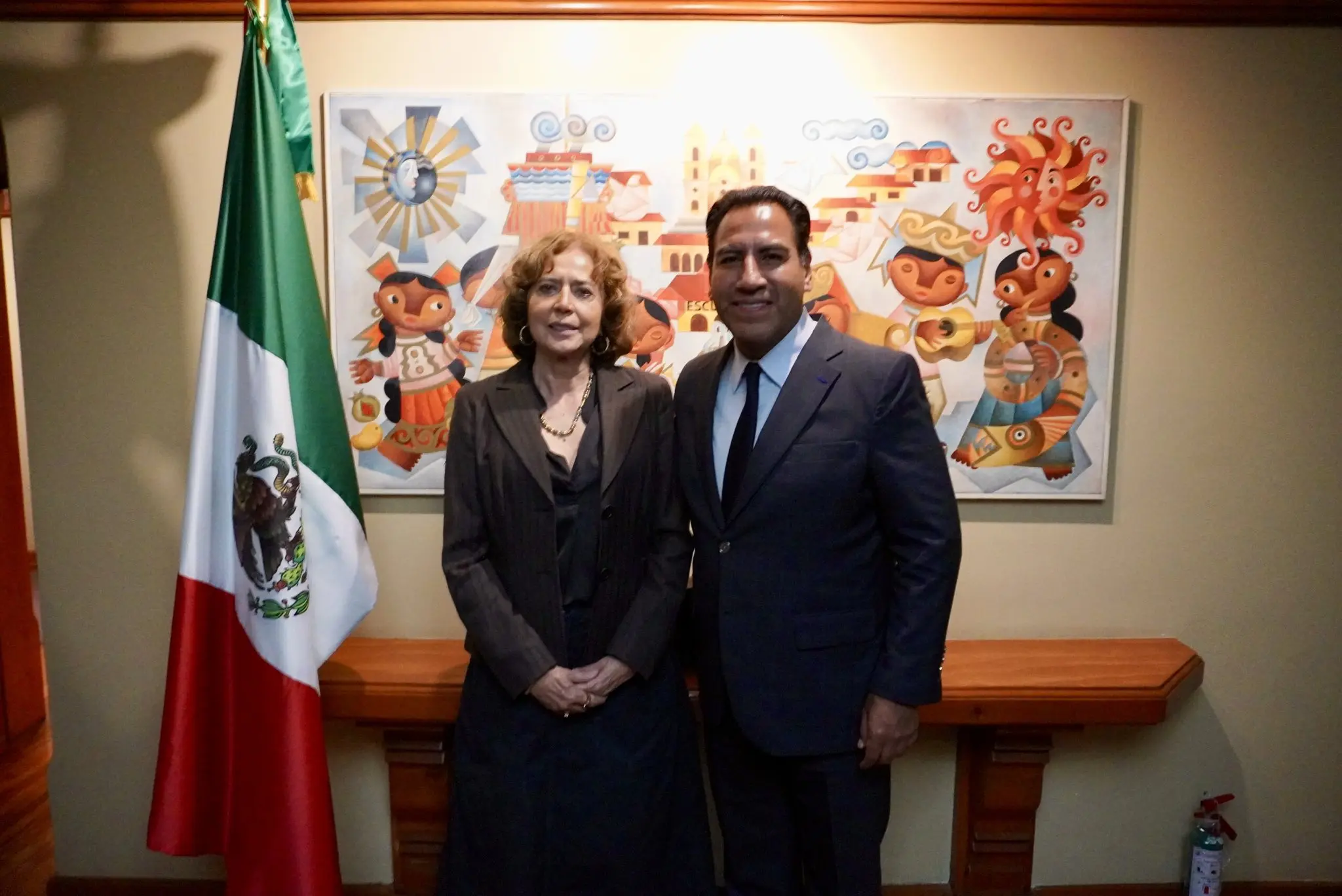 El gobernador electo agradeció la presencia de Rosaura Ruiz X @ramirezlalo