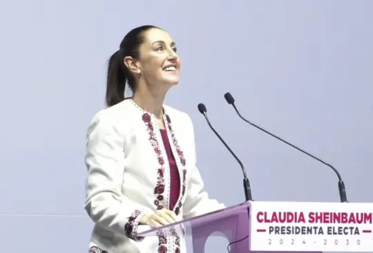 La fiesta de Claudia Sheinbaum tras ser declarada presidenta electa de México.