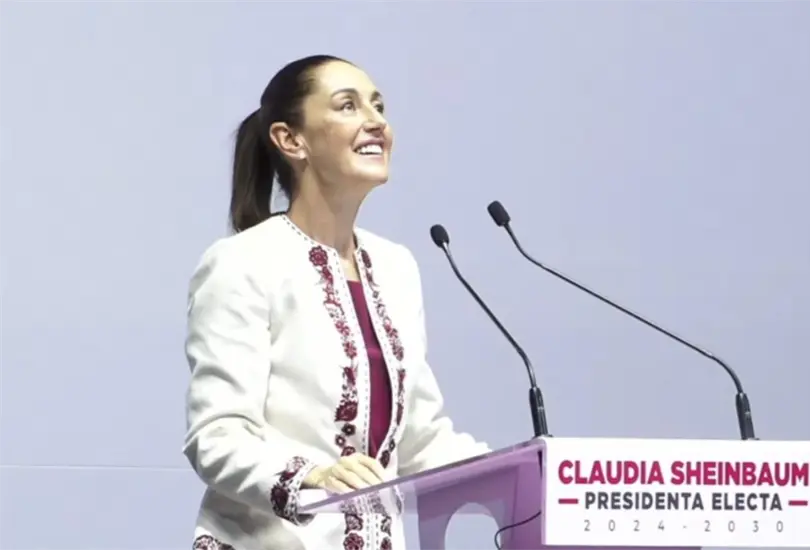 La fiesta de Claudia Sheinbaum tras ser declarada presidenta electa de M&eacute;xico.