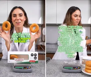 Dios mío: Exhiben de qué están hechas las donas de Krispy Kreme