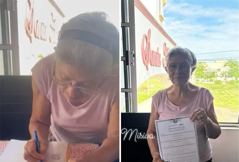 Mujer de 82 a&ntilde;os se grad&uacute;a de la primaria