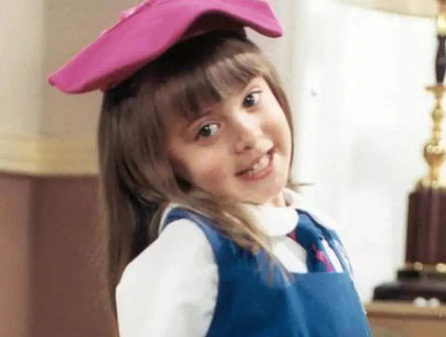 La actriz Daniela Aedo fue la encargada de interpretar el papel de 'Carita de &Aacute;ngel' cuando apenas ten&iacute;a 5 a&ntilde;os de edad.