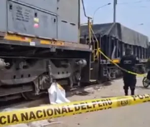 Joven se distrae con sus audífonos y muere partido por tren