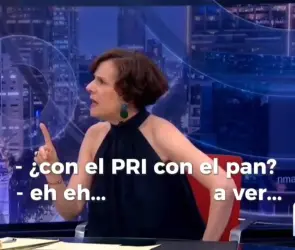 Conductor humilla a Denise Dresser en programa de Televisa, hace que se le trabe la lengua
