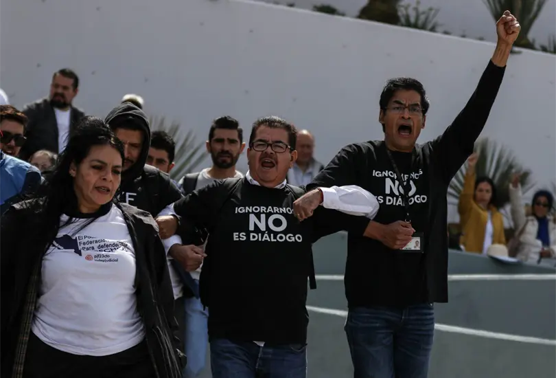 Así iniciaron el paro por la nueva reforma Así iniciaron el paro por la nueva reforma