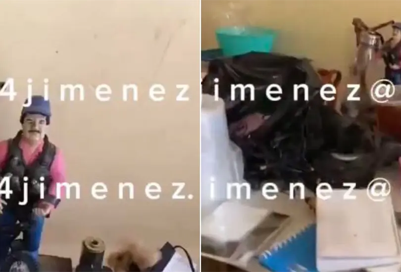 As&iacute; se ve&iacute;a el departamento con la figura de El Chapo