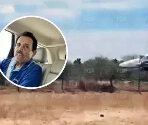 "El Mayo" Zambada: Así fue el despegue del avión que lo trasladó a EEUU