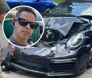 ¿Alex Marín chocó su Porsche? Esto sabemos sobre el accidente en Polanco