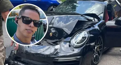 ¿Alex Marín chocó su Porsche? Esto sabemos sobre el accidente en Polanco