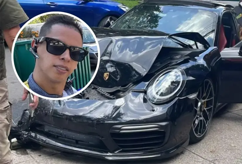 El lujoso auto valuado en m&aacute;s de 2.5 millones de pesos fue abandonado en Polanco.