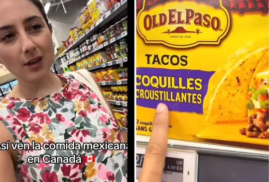 Joven comparte la comida mexicana que venden en Canadá