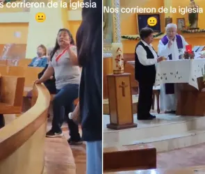 Sacerdote explota y corre a mujer y a su bebé de la iglesia: nos estás molestando