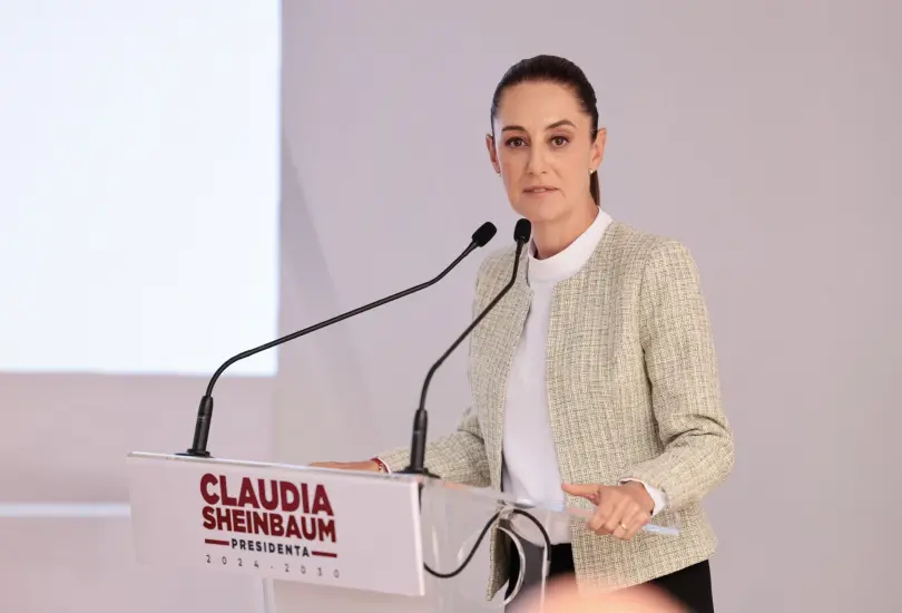 La presidenta electa mostró su apoyo a la reforma judicial ante las injerencias extranjeras. La presidenta electa mostró su apoyo a la reforma judicial ante las injerencias extranjeras.