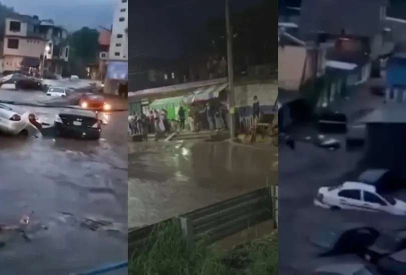 Las impactantes que dej&oacute; el desbordamiento del r&iacute;o Rinc&oacute;n de L&oacute;pez en Tejupilco, Estado de M&eacute;xico.