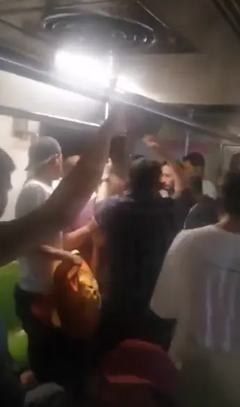 Una persona estuvo al borde del desmayo Captura