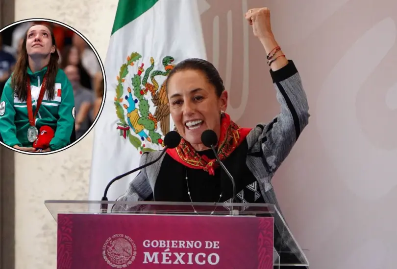 La futura mandataria ha felicitado a los mexicanos que se llevan medallas en Par&iacute;s