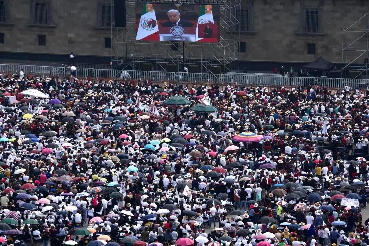 Para el evento se habilitaron más de 25 mil sillas para los asistentes. 