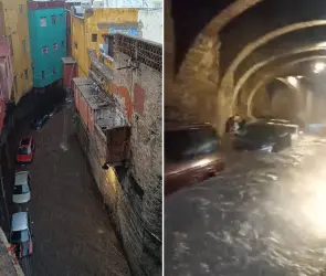 Imágenes impactantes: fuertes lluvias dejan a Guanajuato bajo el agua